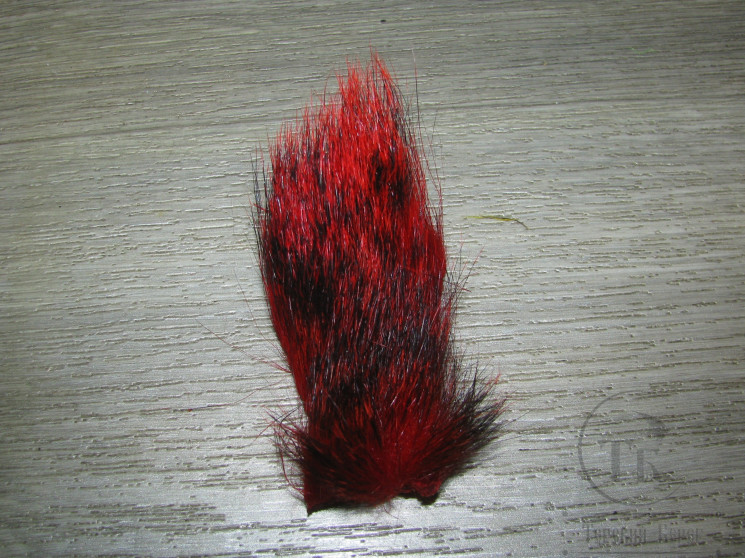 Мех барсука короткий ( 3 см ) Badger Fur Short Red