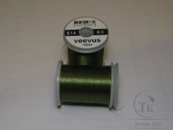 Mонтажная нить Veevus 8/0  100 m Olive
