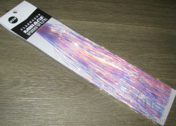 Плоский люрекс Flashabou Mirage Pink 3065 Hedron ( тиснёный )