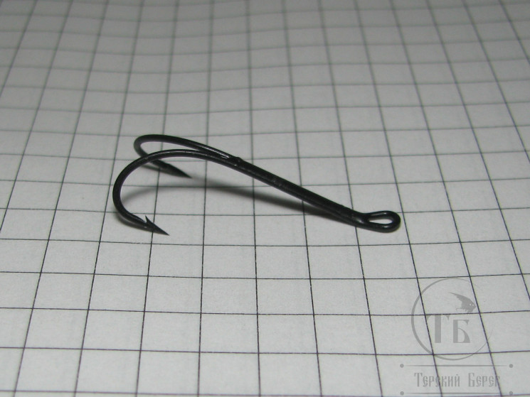 Крючок лососёвый двойник Partridge Double Wilson Black Salmon № 8 ( 1 шт )