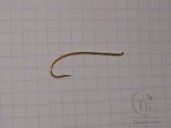 Крючок лососёвый одинарный Daiichi Alec Jackson  Spey Fly Hook # 7  Gold ( 10 шт )