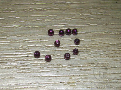Вольфрамовый шарик с прорезью D 2,3 Metalic Pink  (10 шт)
