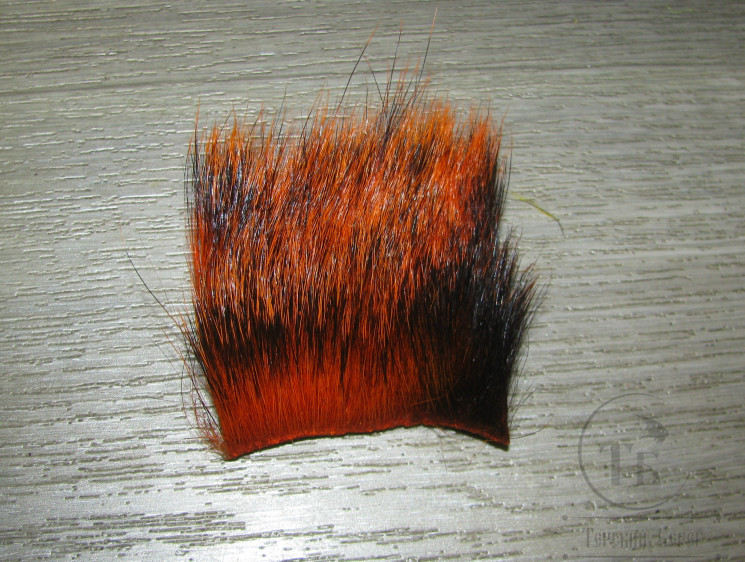 Мех барсука короткий ( 3 см ) Badger Fur Short Orange