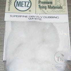 Даббинг Superfine dry fly dub white Wapsi / Metz