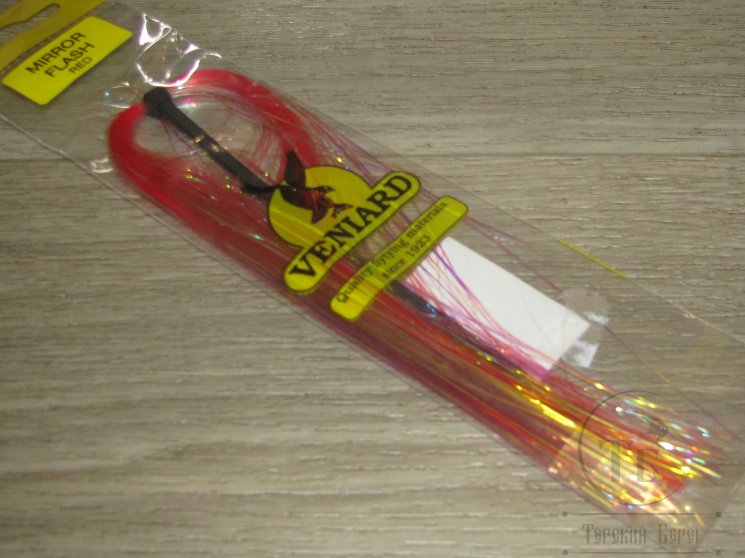 Плоский люрекс Mirror Flash Red Veniard 