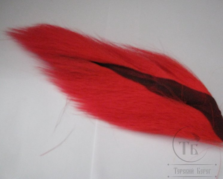 Хвост оленя средний фл. огненно оранжевый / Bucktail Medium Fl Fire Orange