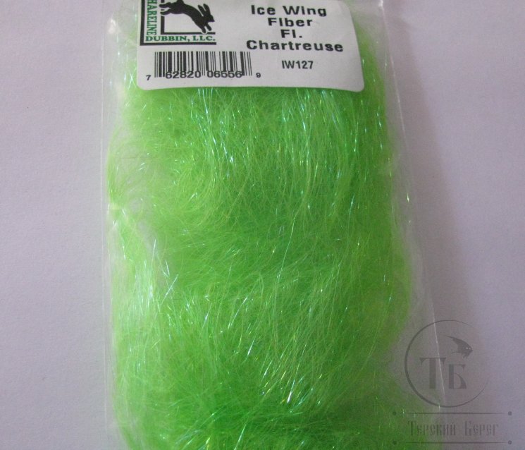 Синтетические блестящие волокна Ice Wing Fiber fl. chartreuse