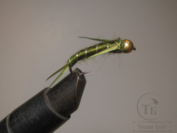 Муха нимфа Biot ( 89 ) Prince GH nymph Olive крючок Stim. №8