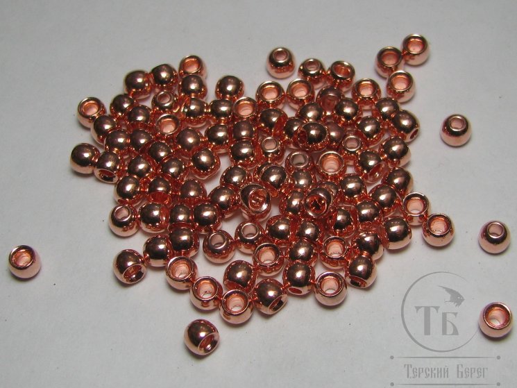 Шарик (головка) диам. 3,3 мм латунь Copper (1000шт)