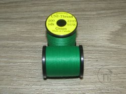 Монтажная нить UNI THREAD 3/0 Green 100 yds
