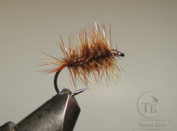 Муха Палмер PLM ( 9 ) Brown # 10