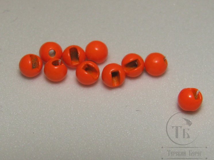 Вольфрамовый шарик с прорезью D 3,8 Fl. Orange  (10 шт)