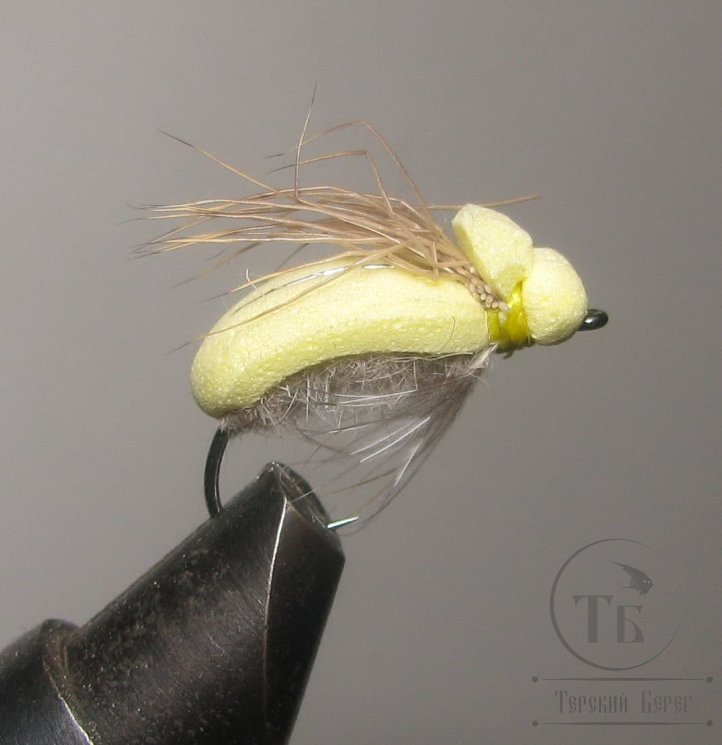 Муха Жук (13) Pale Yellow Foam кр.№ 6