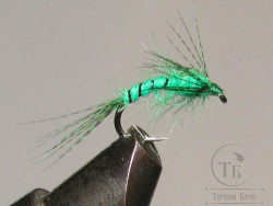 Муха нимфа Teal чирок ( 4 ) Green кр. № 10
