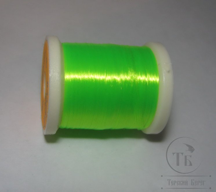 4-х прядный нейлоновый шелк Danville"s nylon 10 yds 210 den fl green № 504