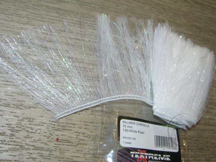 Синель Palmer Chenille White Pearl 70 mm Textreme