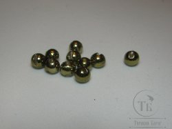 Вольфрамовый шарик с прорезью D 5,5 Metalic Olive  (10 шт)