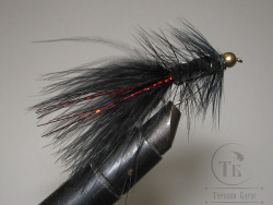Муха Woolly Bugger Black / Чёрный № 6