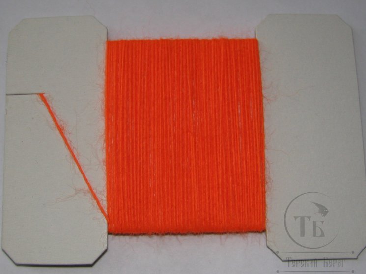 Синтетическое волокно Orlon Yarn Neon Fl. Orange ( 10 м )