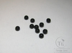Вольфрамовый шарик граненый с прорезью D 3,0 Black Painting (10 шт)