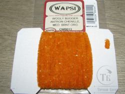 Синель Wooly Bugger Chenille Medium Burnt Orange
