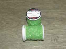  Микро кактусовая синель на катушке Micro Сactus Chenelle SMCA  0,8 Green Textreme