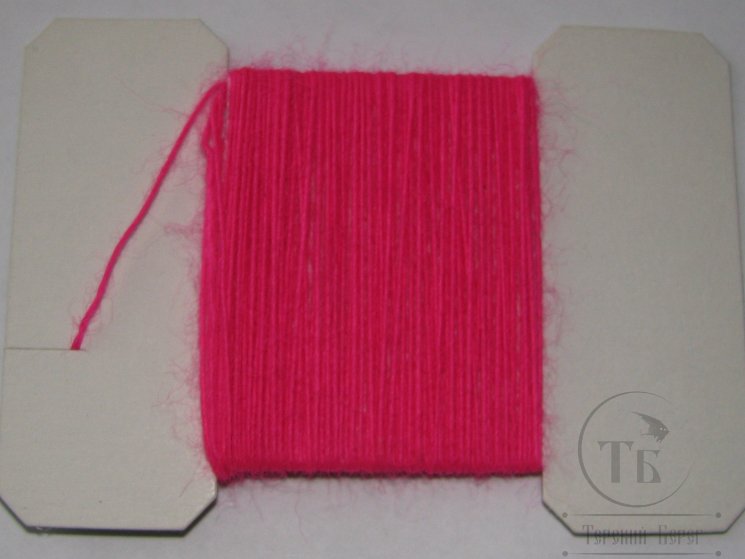 Синтетическое волокно Orlon Yarn Neon Fl. Hot Pink ( 10 м )