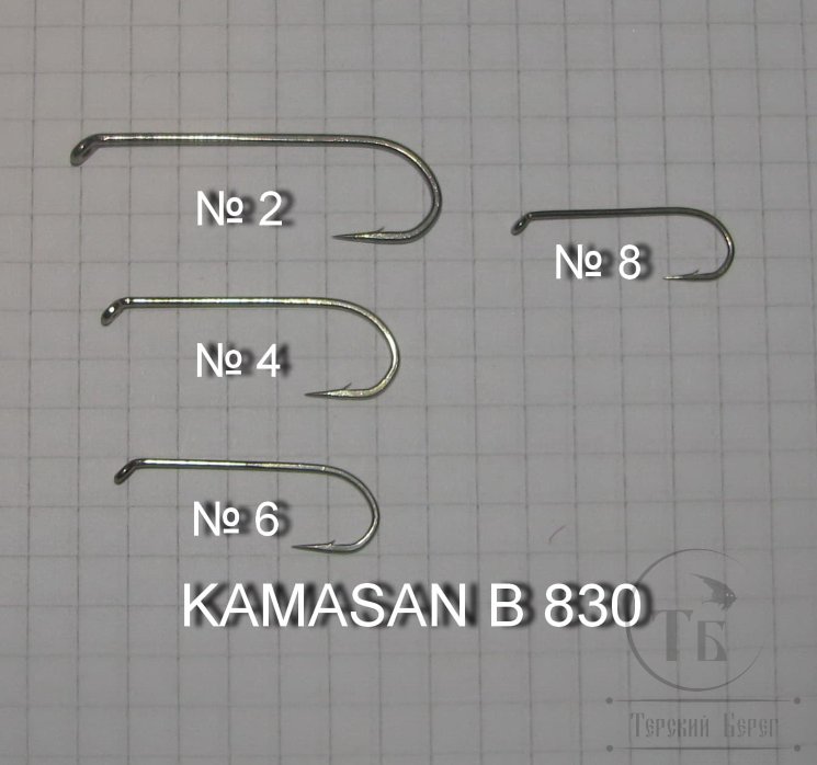 Крючки Kamasan B 830 Trout Classic Lure Long № 4 (25 шт.)