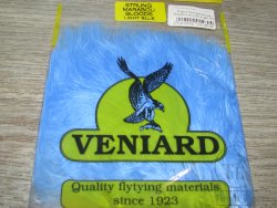 Мягкие пуховые перья Marabou Bloods Lt. Blue Veniard