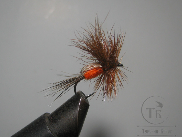 Муха Humpy ( 9 ) Orange кр. № 14