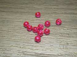 Вольфрамовый шарик с прорезью D 3,8 Metalic Pink (10 шт)