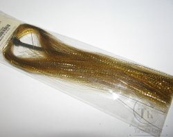 Плоский тисненый люрекс  Krinkle mirror flash gold