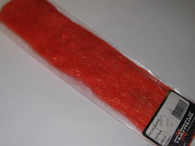 Синтетическое волокно для стримеров Nylon Blend Red (15см) Textreme