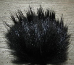 Temple dog Tanuki black (ость 6-7 см.)