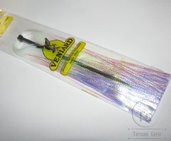 Плоский тисненый люрекс  Krinkle mirror flash pearl