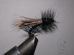 Муха сухая Stimulator ( 46 ) Black крючок № 10 ( Kumho )