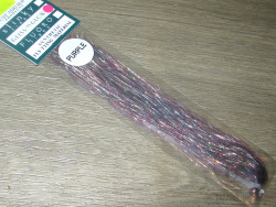 Плоский тисненый люрекс Gliss N Glow Purple H2O