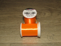 Монтажная нить 100 m 210 Den Flat Waxed Nylon Fl. Orange Textreme / Danvilles Flymaster Plus