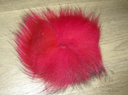 Хвост арктического песца Silver Fox Red / Pink 3XL CF