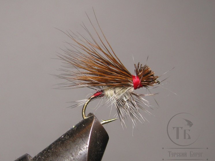 Mуха Caddis ( 83 ) Red Tag кр. № 12