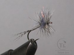 Муха сухая V Wings ( 11 ) Gray Adams Kumho №12