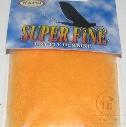 Даббинг Superfine dry fly dub sulphur orange Wapsi / Metz