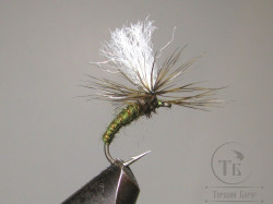 Муха парашют / Parashute ( 4 ) PP Emerger Olive Scud № 12