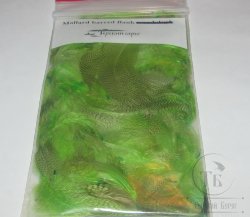 Перья селезня кряквы рябые Mallard Barred Flank  Chartreuse Терский берег