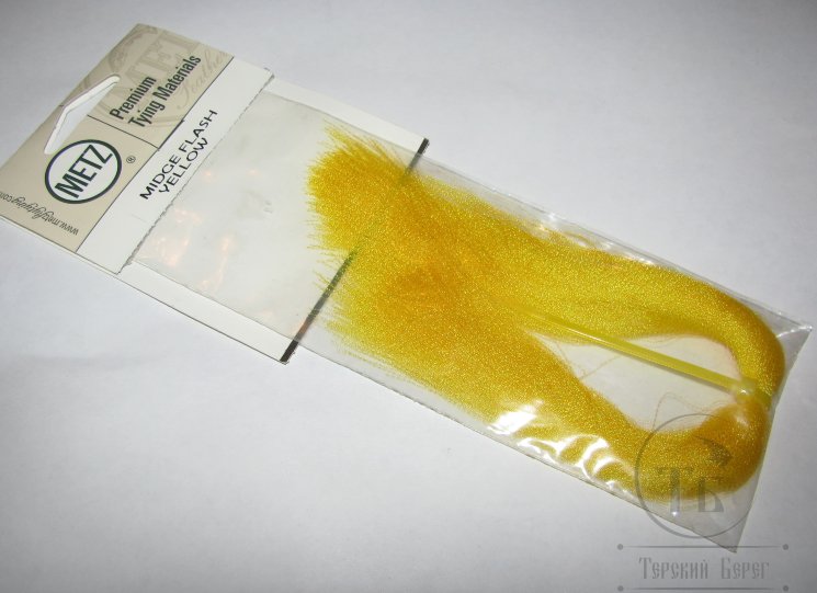 Крученый люрекс  Midge Flash Yellow  Metz