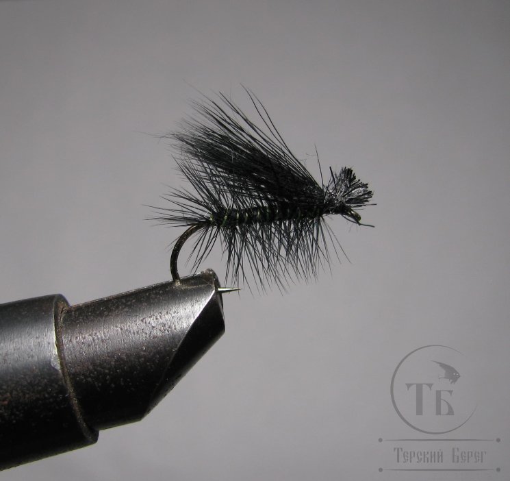 Mуха X Caddis ( 20 ) Black Kumho Wet № 12