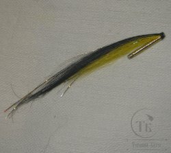 Муха лососёвая ( 29 ) Sunray Shadow Yellow  латунь 3/4 дюйма