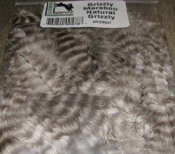 Grizzly Marabou Natural Hareline