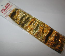 Плоский люрекс Flashabou  Micro Gold 1/100 Hedron
