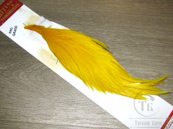1/2 Скальпа петуха Whiting Dry Fly Pro-Grade Cape Yellow ( покраска Терский берег )